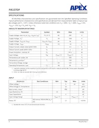 PA107DP Datasheet Page 4