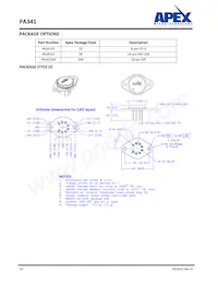 PA341CE Datasheet Pagina 16