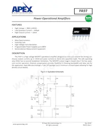 PA97DR Datasheet Cover
