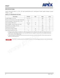 PA97DR Datasheet Page 4
