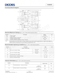 PAM8009DHR Datasheet Page 3