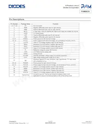 PAM8620TR Datasheet Page 2