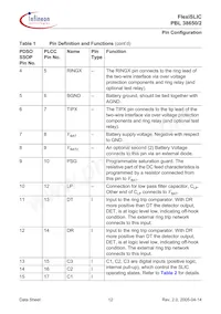 PBL38650/2QNT Datasheet Page 12