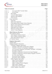 PEB 20571 F V3.1數據表 頁面 8