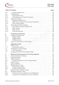 PEB 2466 H V2.2 Datasheet Page 6
