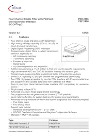 PEB 2466 H V2.2 Datasheet Page 12