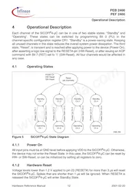 PEB 2466 H V2.2 Datasheet Pagina 21