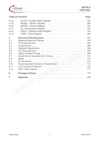 PEB 3081 H V1.4 Datasheet Page 7