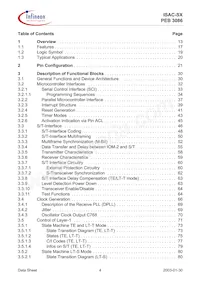 PEB 3086 H V1.4 Datasheet Page 4