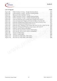 PEB 4364 T V1.2 Datasheet Page 13