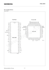 PEB2086H-V14TR Datasheet Page 11