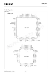 PEB2086H-V14TR Datenblatt Seite 18