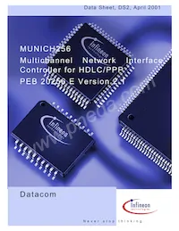 PEF 20256 E V3.2-G Datenblatt Cover