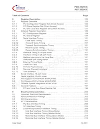PEF 20256 E V3.2-G Datasheet Pagina 11