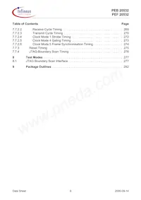 PEF 20532 F V1.3 Datasheet Page 8