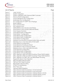 PEF 20532 F V1.3數據表 頁面 9