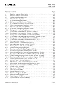 PEF 2055 N V2.1 Datasheet Pagina 4