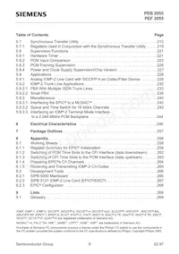 PEF 2055 N V2.1 Datasheet Pagina 6