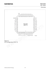 PEF 2055 N V2.1 Datasheet Pagina 10