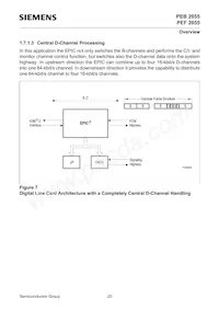 PEF 2055 N V2.1 Datasheet Pagina 20