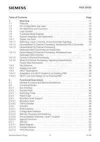 PEF 20550 H V2.1 Datenblatt Seite 4