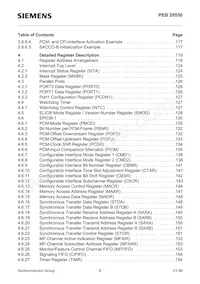 PEF 20550 H V2.1 Datenblatt Seite 6