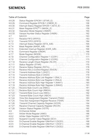 PEF 20550 H V2.1 Datasheet Pagina 7
