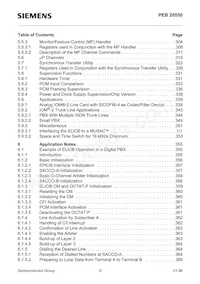 PEF 20550 H V2.1 Datasheet Pagina 9