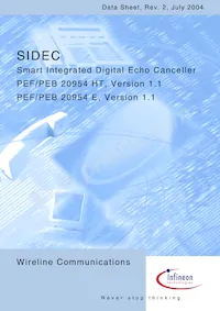 PEF 20954 HT V1.1 Datasheet Copertura