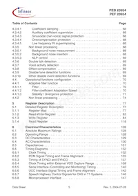 PEF 20954 HT V1.1數據表 頁面 5