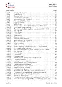 PEF 20954 HT V1.1 Datenblatt Seite 9
