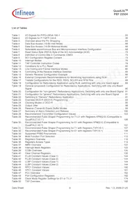 PEF 22504 HT V2.1 Datasheet Page 9