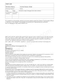PEF 2426 H V1.1 GD Datasheet Page 2