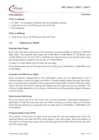 PEF 24471 E V1.3 Datasheet Pagina 17