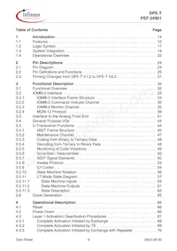 PEF 24901 H V2.2數據表 頁面 8