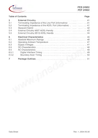 PEF 24902 H V2.1 Datasheet Page 5