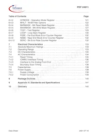 PEF 24911 H V2.2 Datasheet Pagina 7