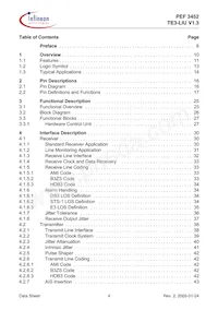 PEF 3452 H V1.3數據表 頁面 4