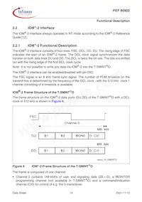 PEF 80902 H V1.1數據表 頁面 22