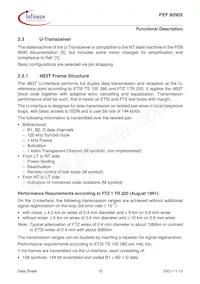 PEF 80902 H V1.1 Datasheet Pagina 23