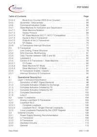 PEF 82902 F V1.1數據表 頁面 6