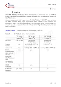 PEF 82902 F V1.1 Datasheet Page 13