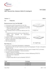 PEF 82902 F V1.1 Datenblatt Seite 15