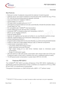 PEF 82912 F V1.4 Datasheet Page 18