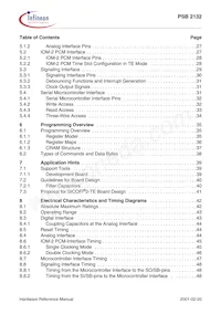 PSB 2132 H V2.2 Datasheet Page 6