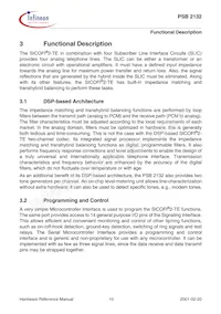 PSB 2132 H V2.2 Datasheet Pagina 19