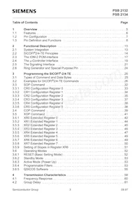 PSB 2134 H V2.2 Datasheet Pagina 3