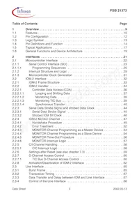 PSB 21373 H V1.1 Datasheet Pagina 3