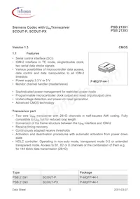 PSB 21393 H V1.3 Datasheet Page 15