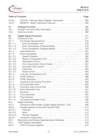 PSB 21473 F V1.3 Datasheet Page 10